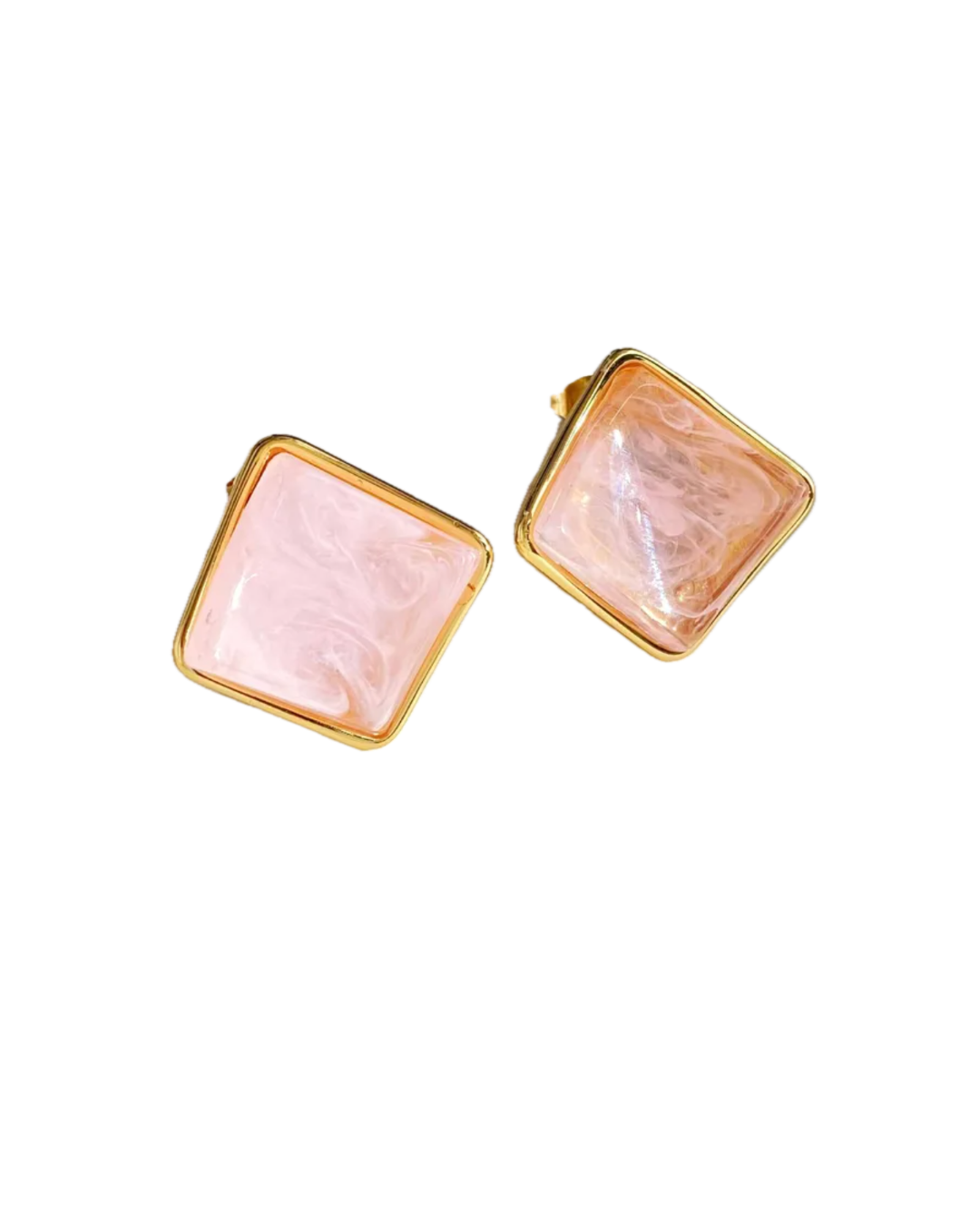 Boucles d'oreilles Pastel Square