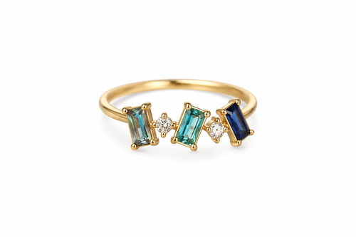 Bague Multi-blue