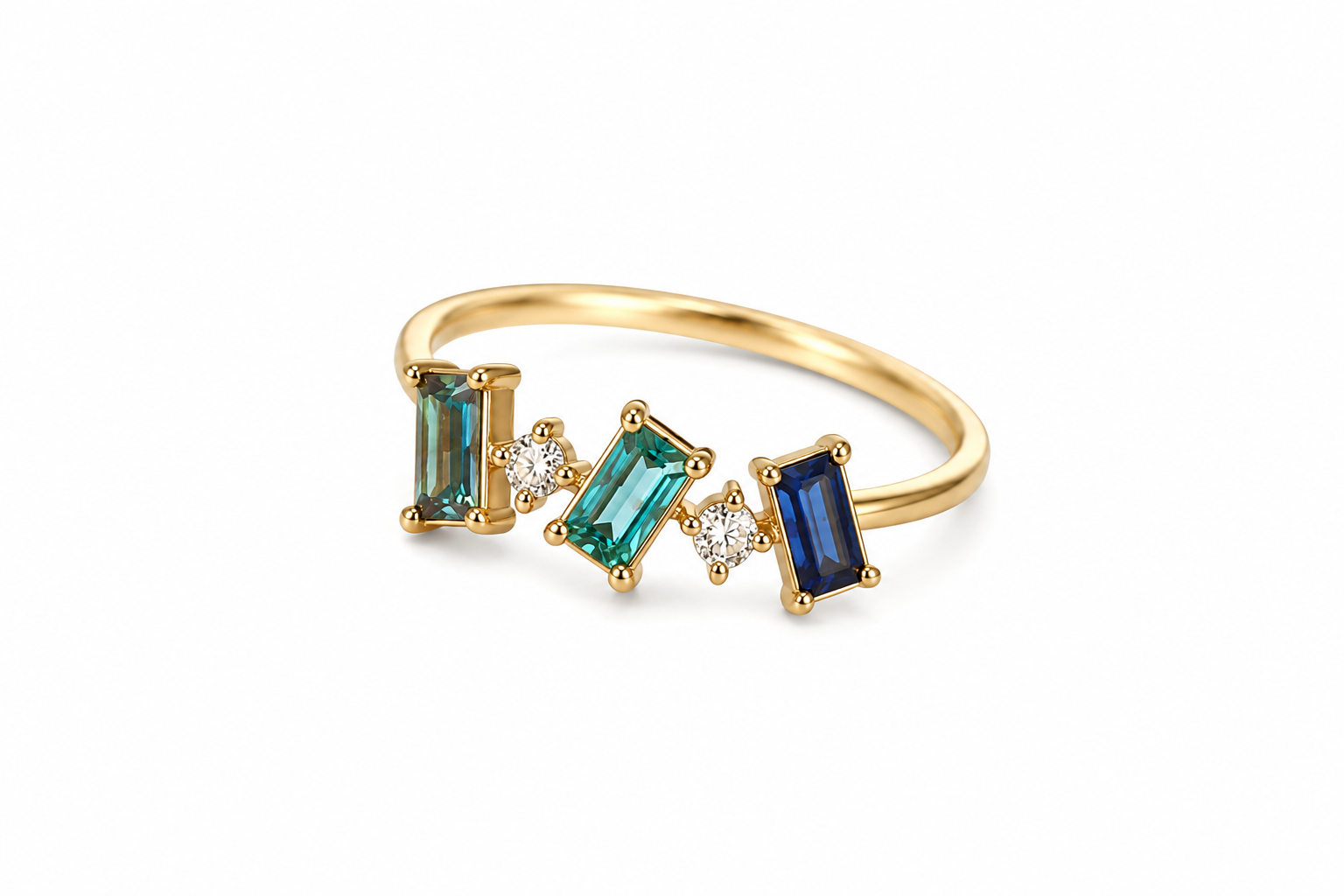 Bague Multi-blue