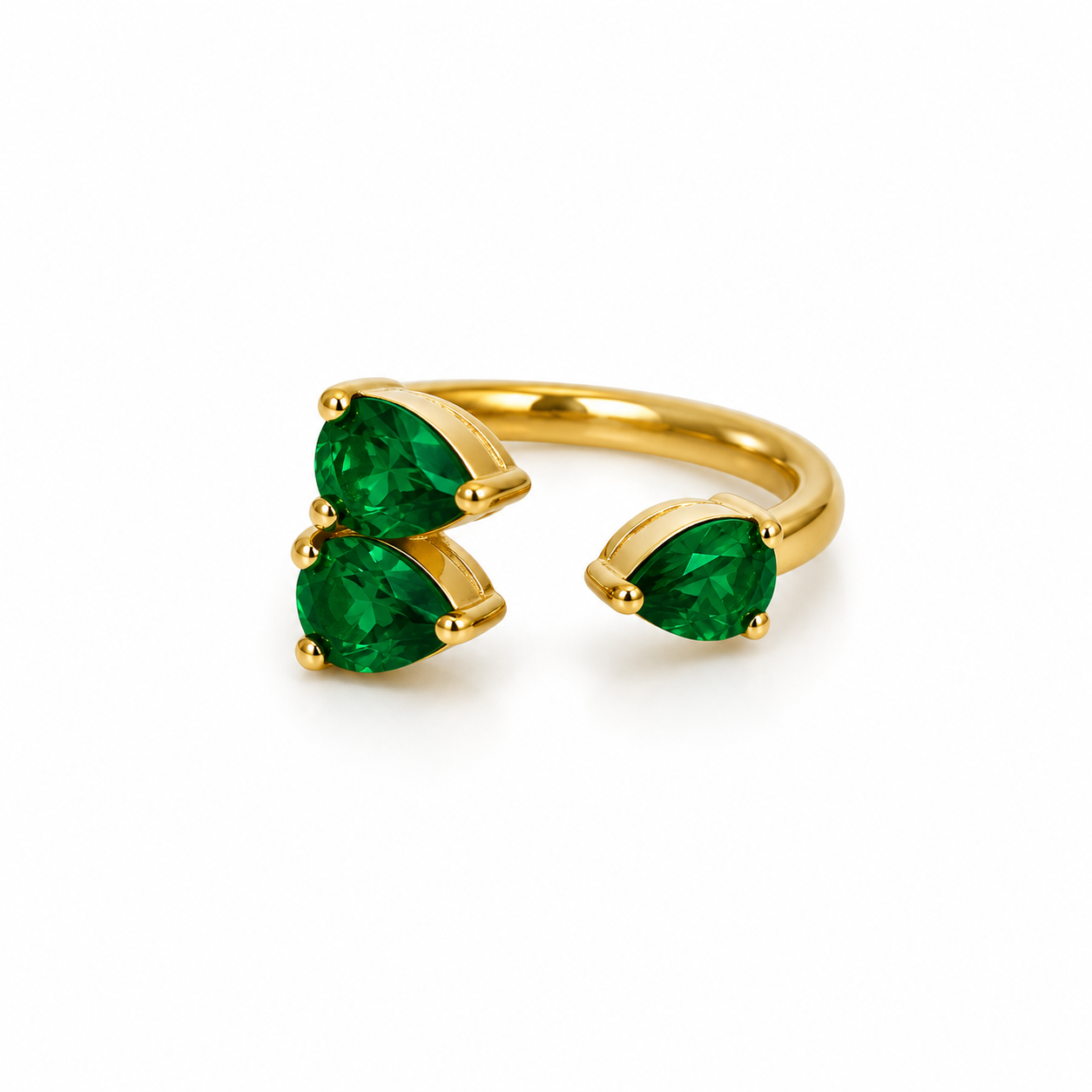 Bague Trio Verde
