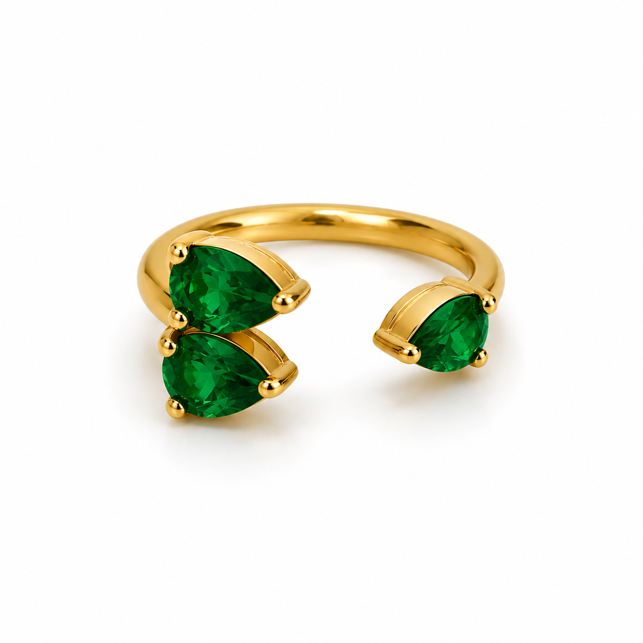 Bague Trio Verde