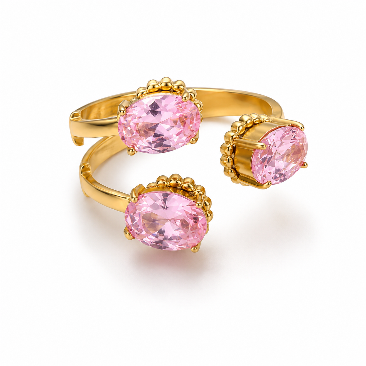 Bague Trio Rosa