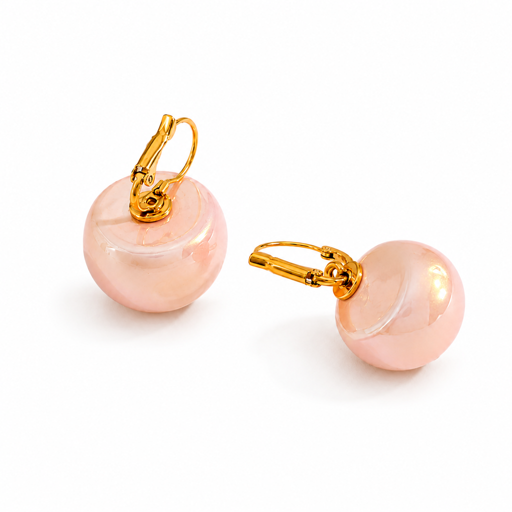 Boucles d'oreilles Perla Rosa