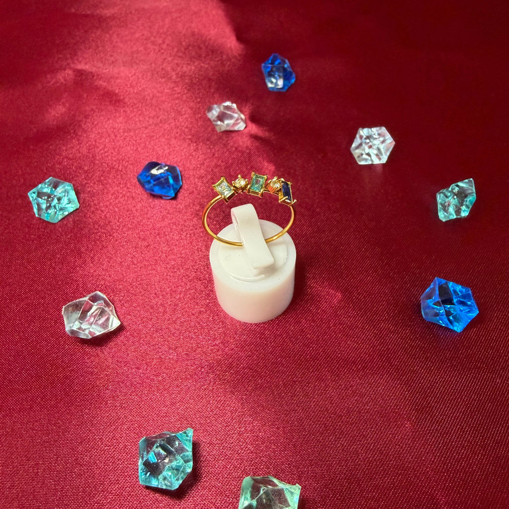 Bague Multi-blue