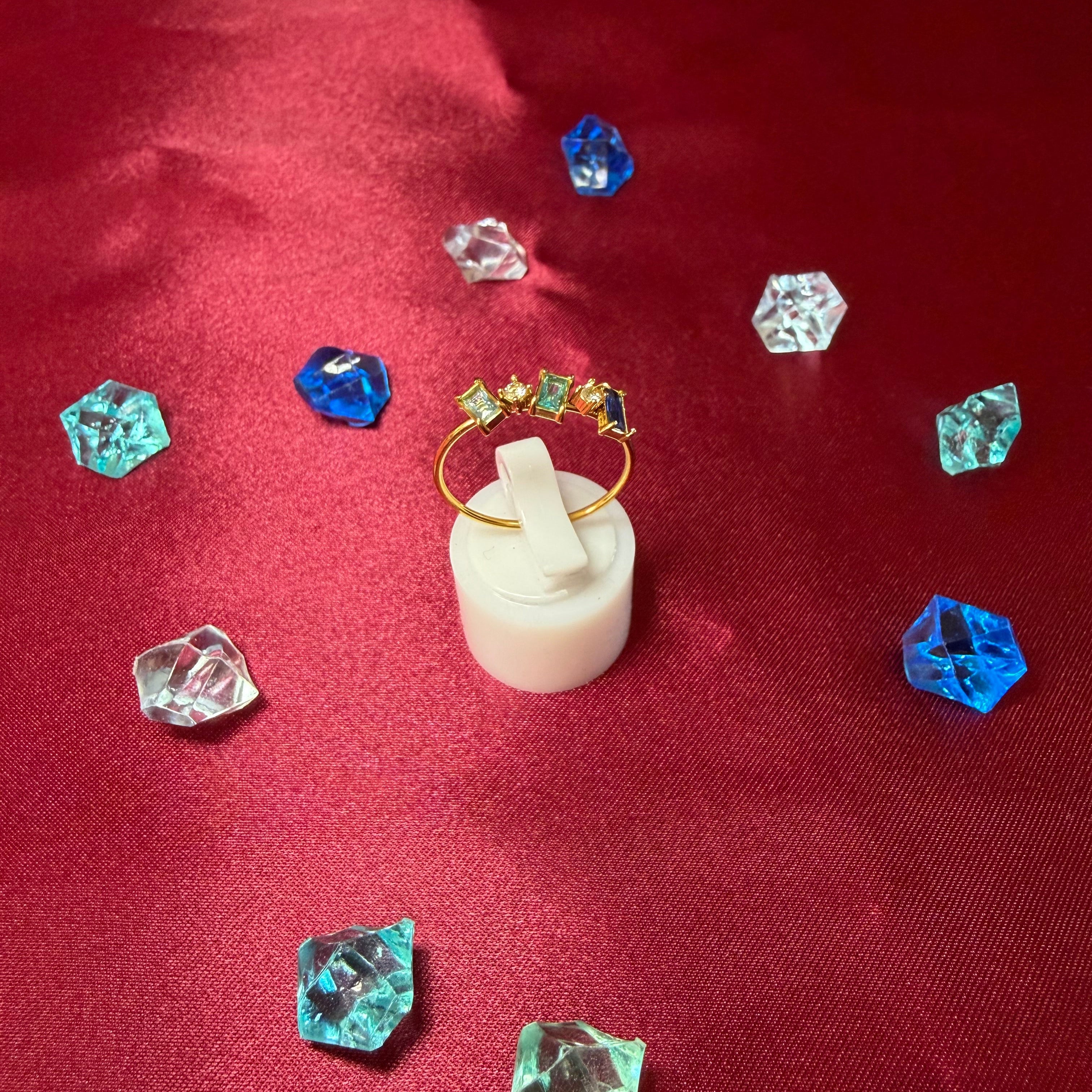 Bague Multi-blue