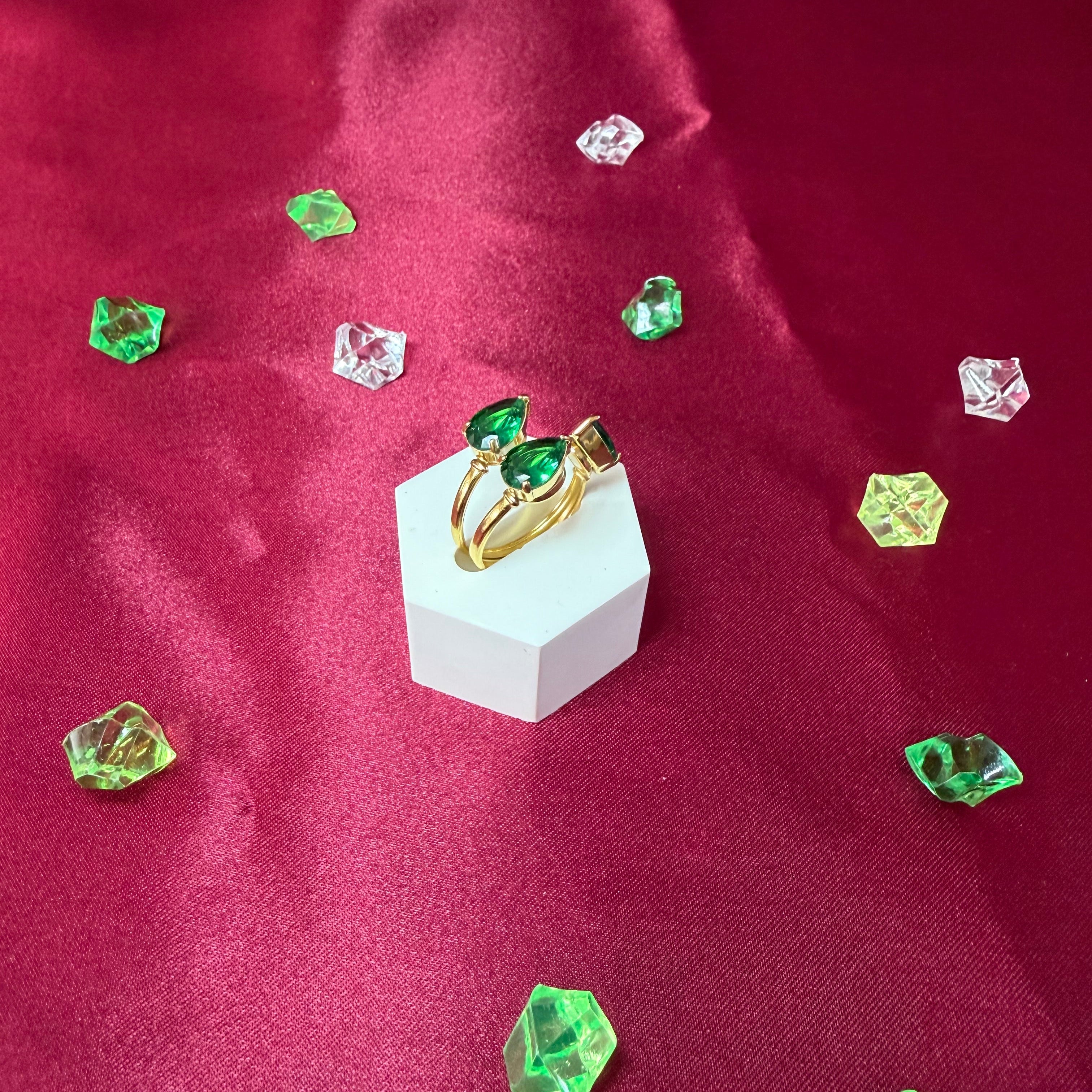 Bague Trio Verde