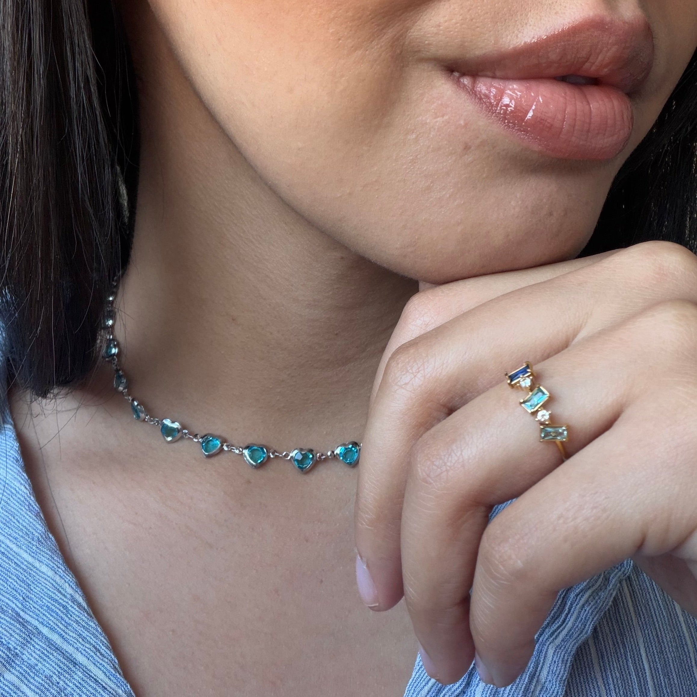 Bague Multi-blue