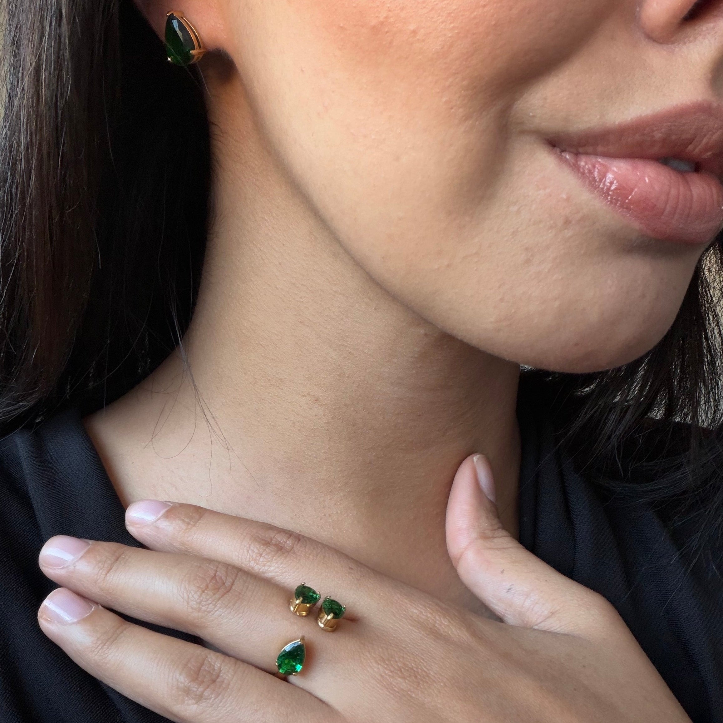 Bague Trio Verde