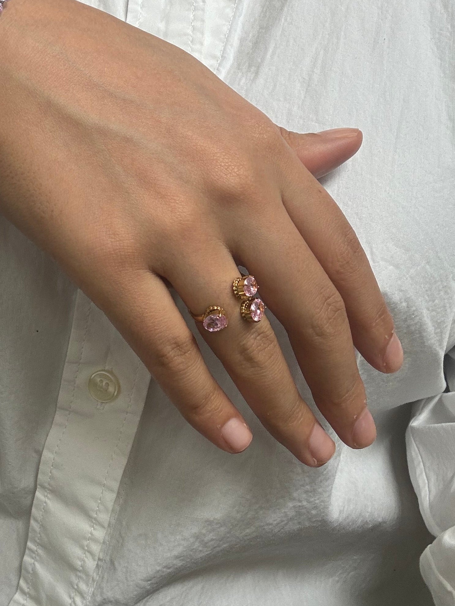 Bague Trio Rosa