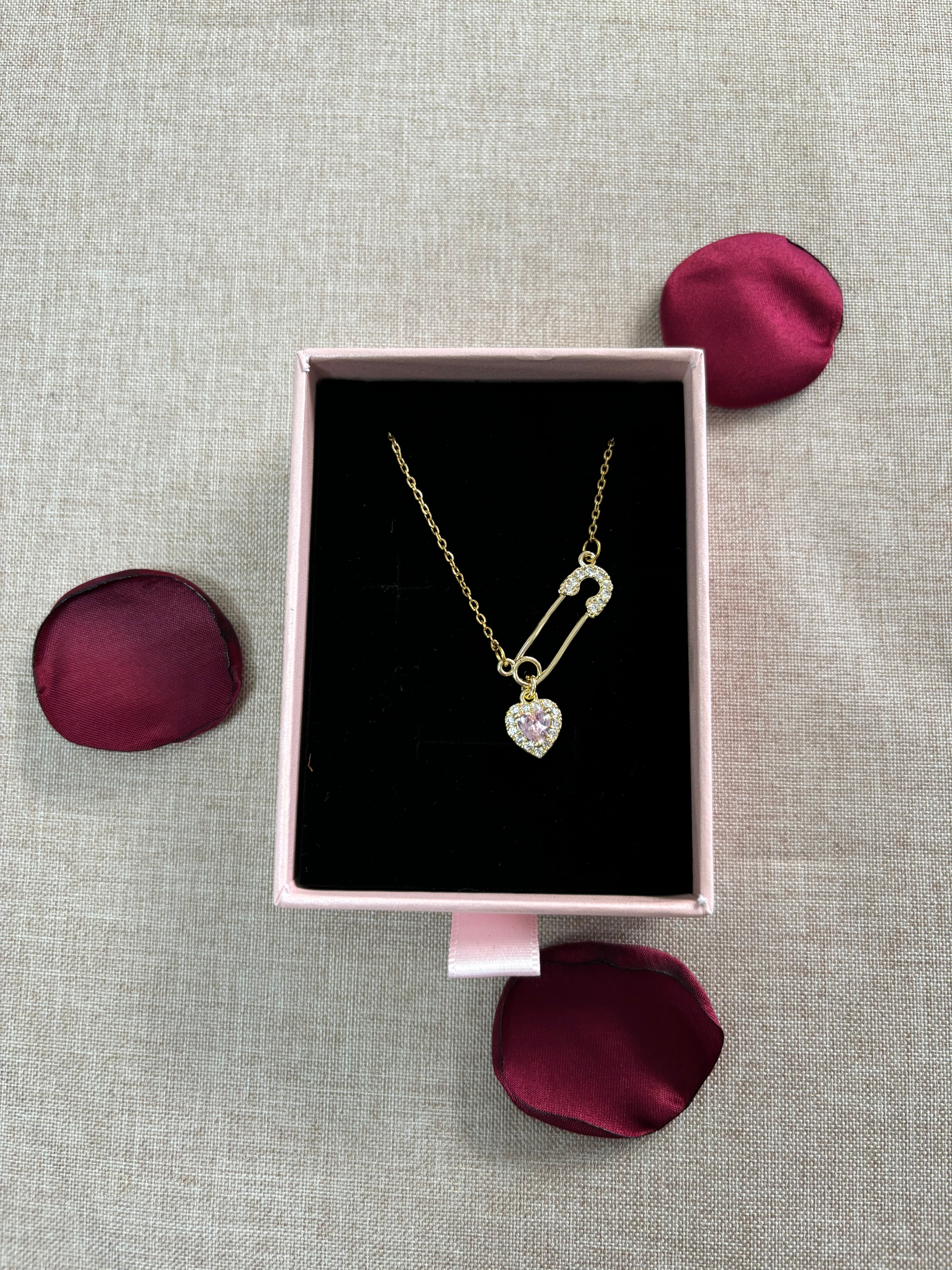 Collier Rose Eternity