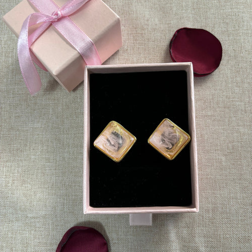 Boucles d'oreilles Pastel Square