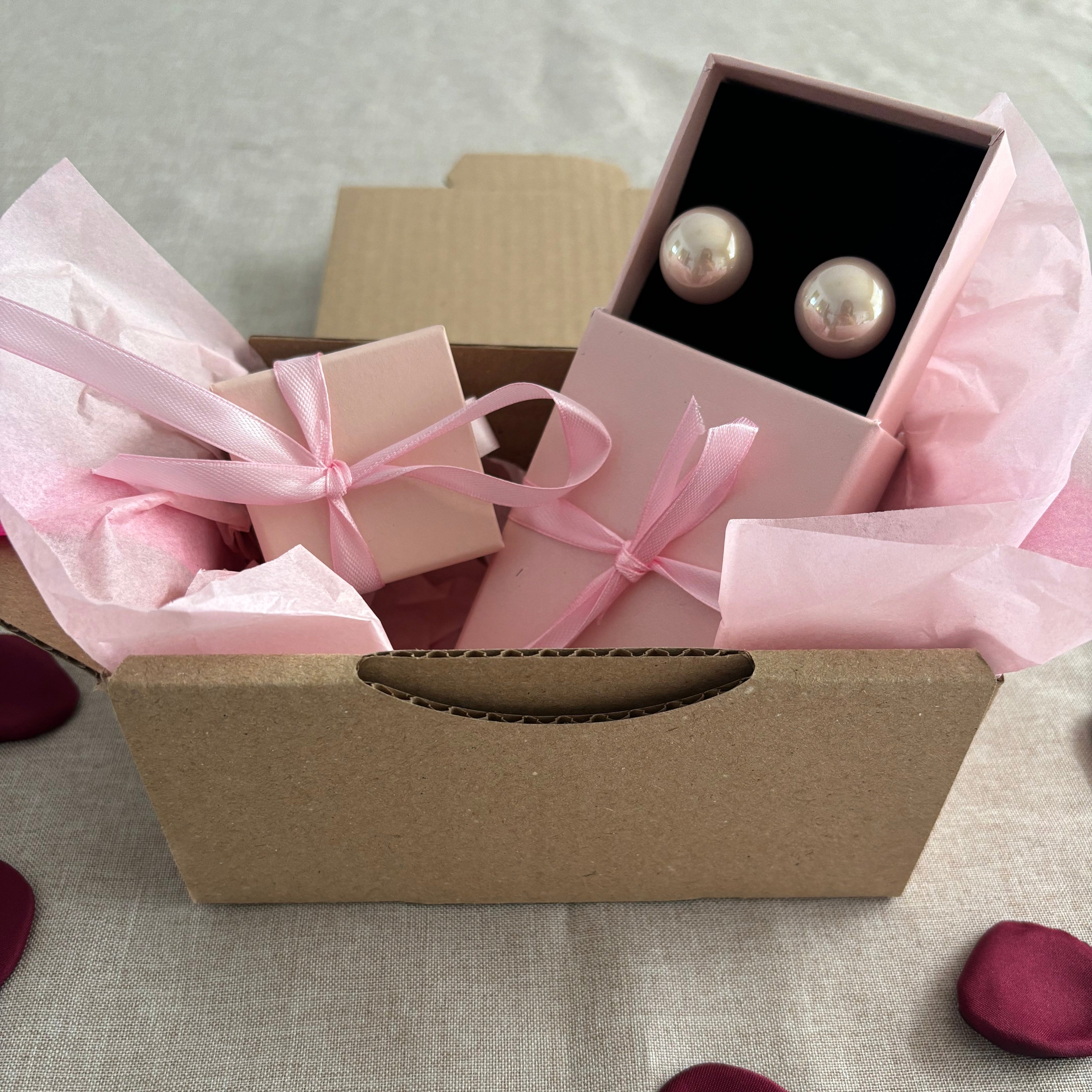 Boucles d'oreilles Perla Rosa