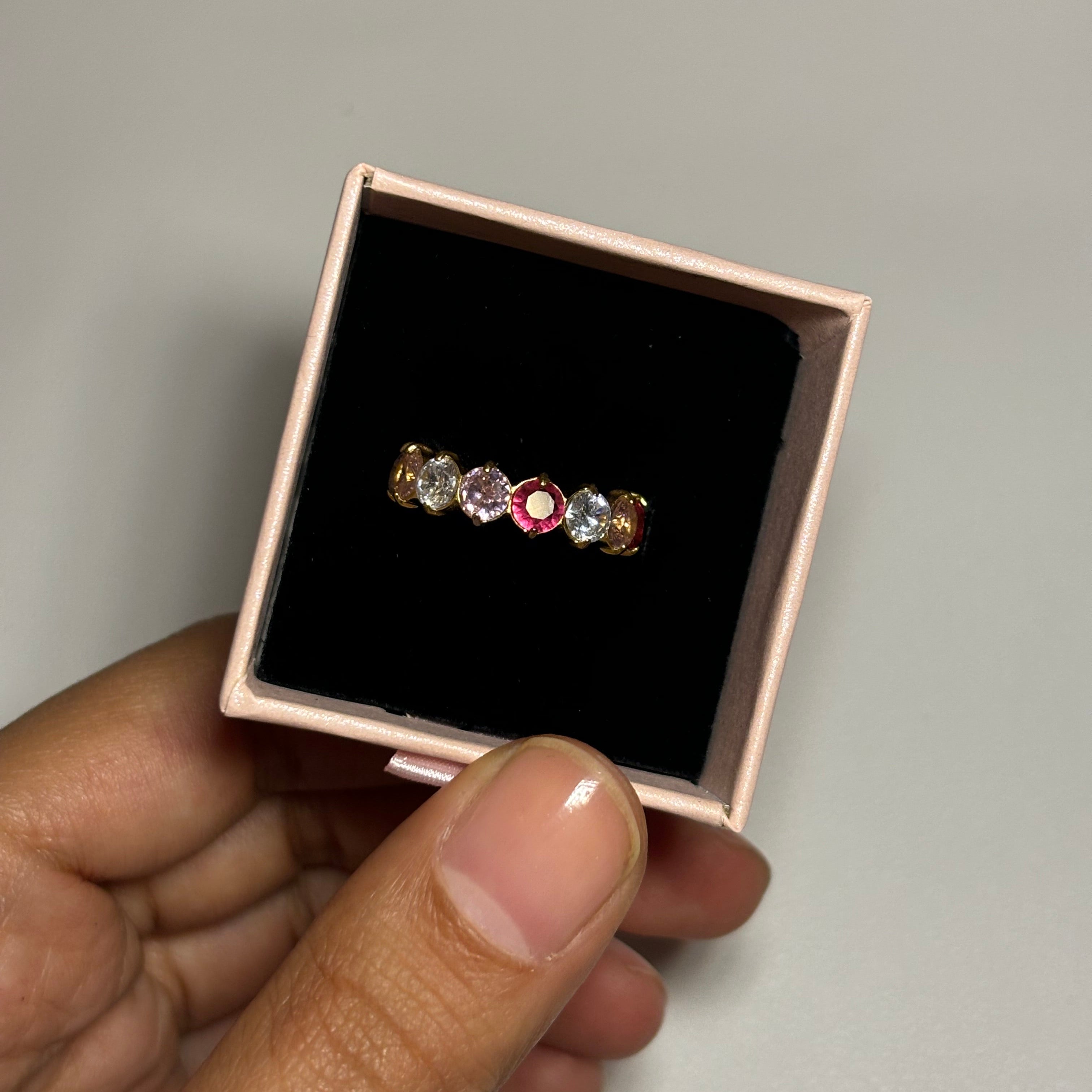 Bague Multi-pink
