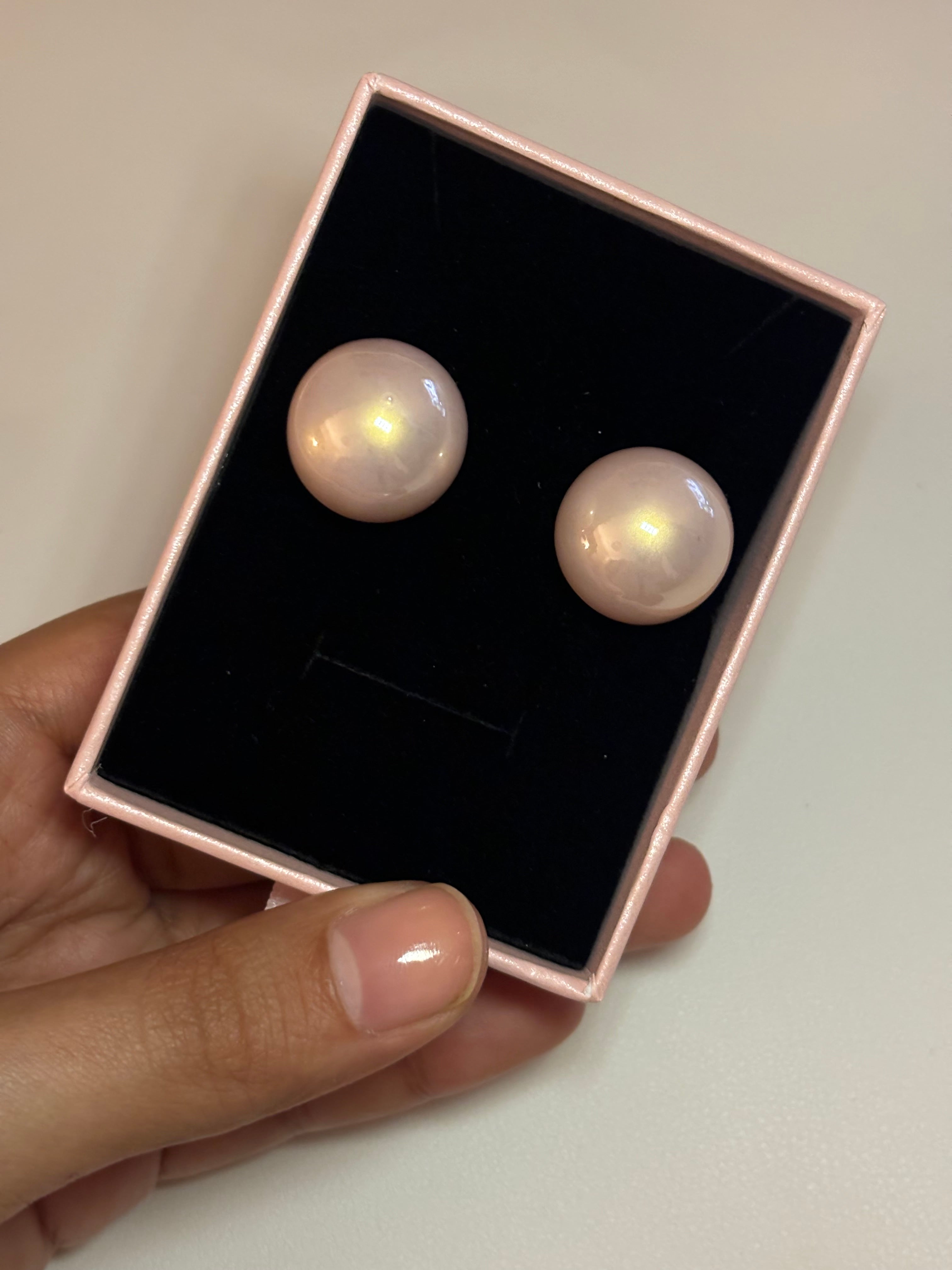 Boucles d'oreilles Perla Rosa