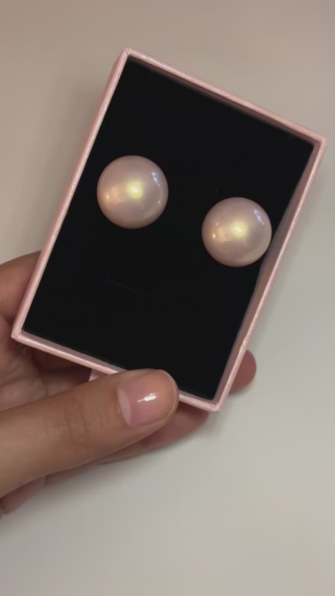 Boucles d'oreilles Perla Rosa