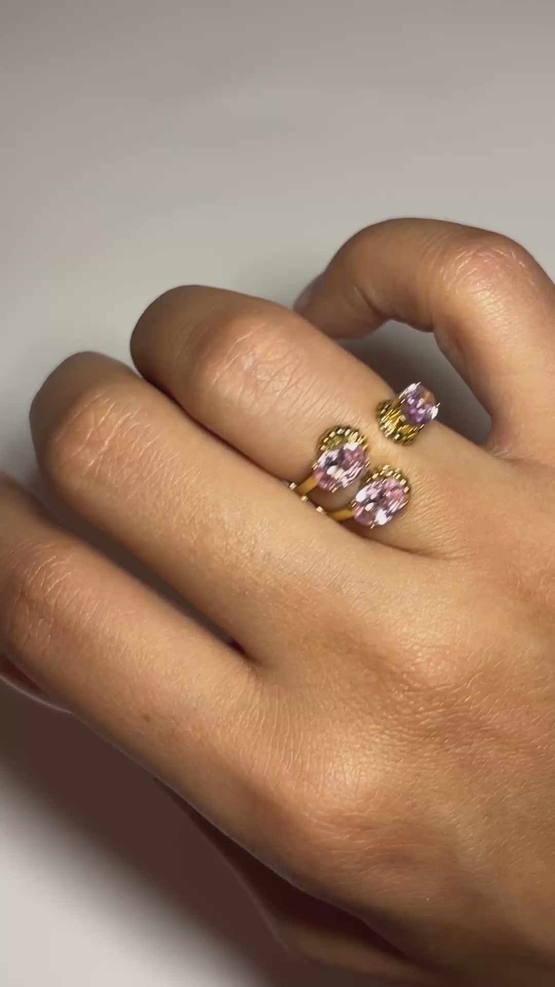 Bague Trio Rosa