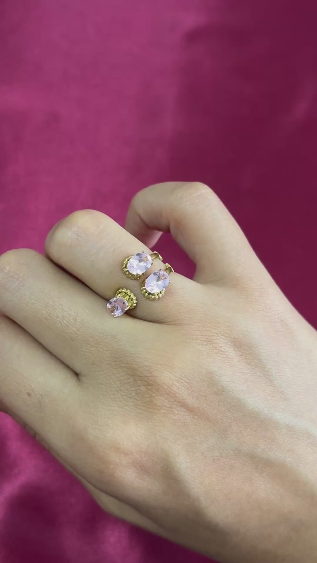 Bague Trio Rosa