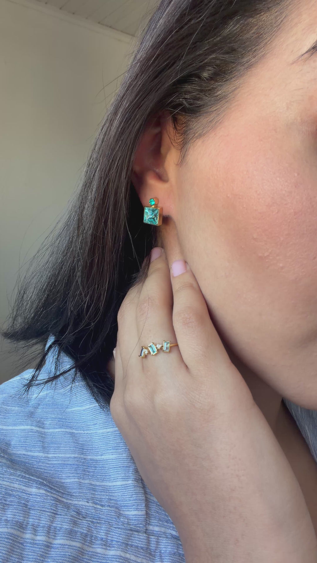 Boucles d'oreilles Lagoon