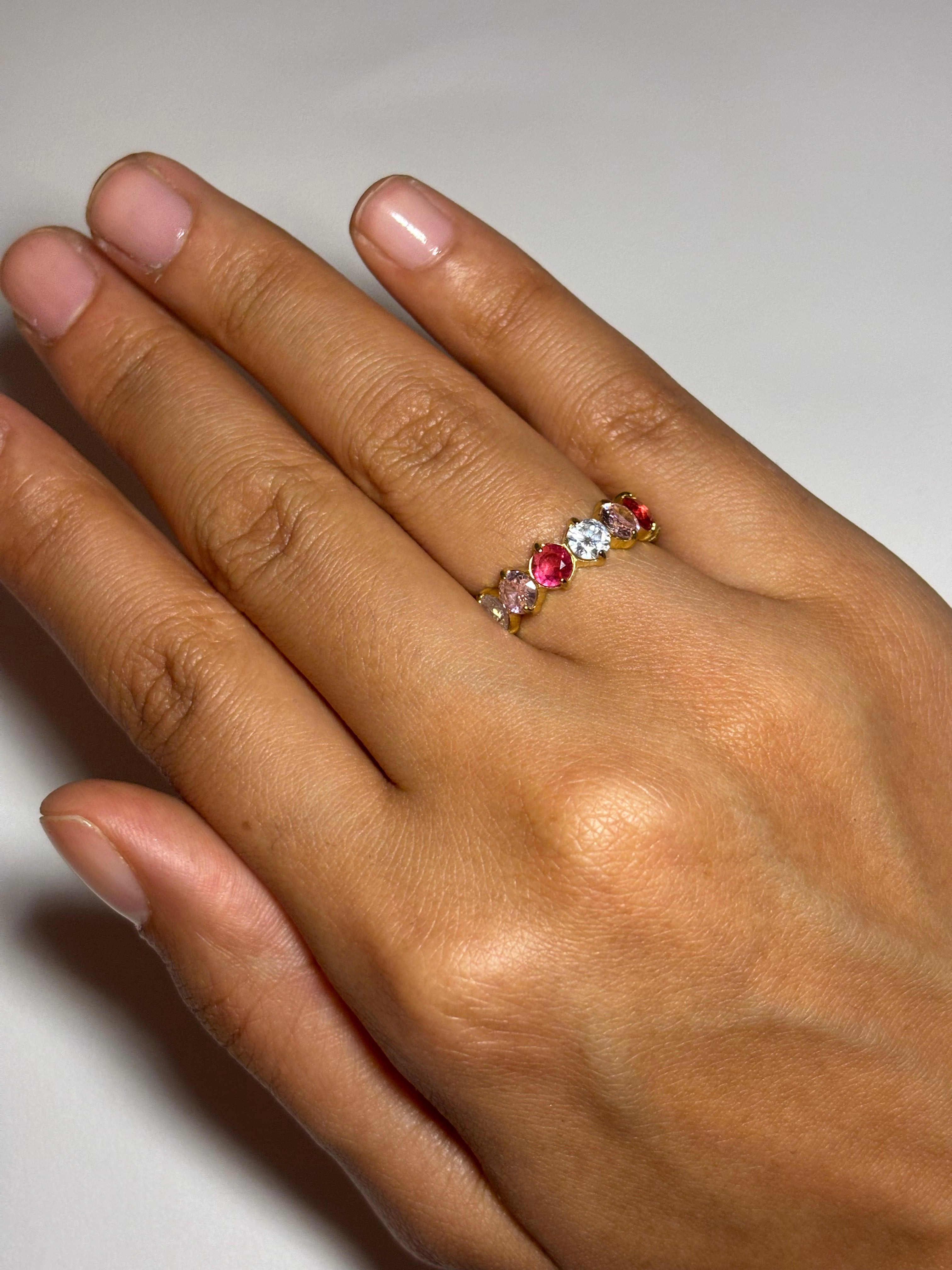 Bague Multi-pink